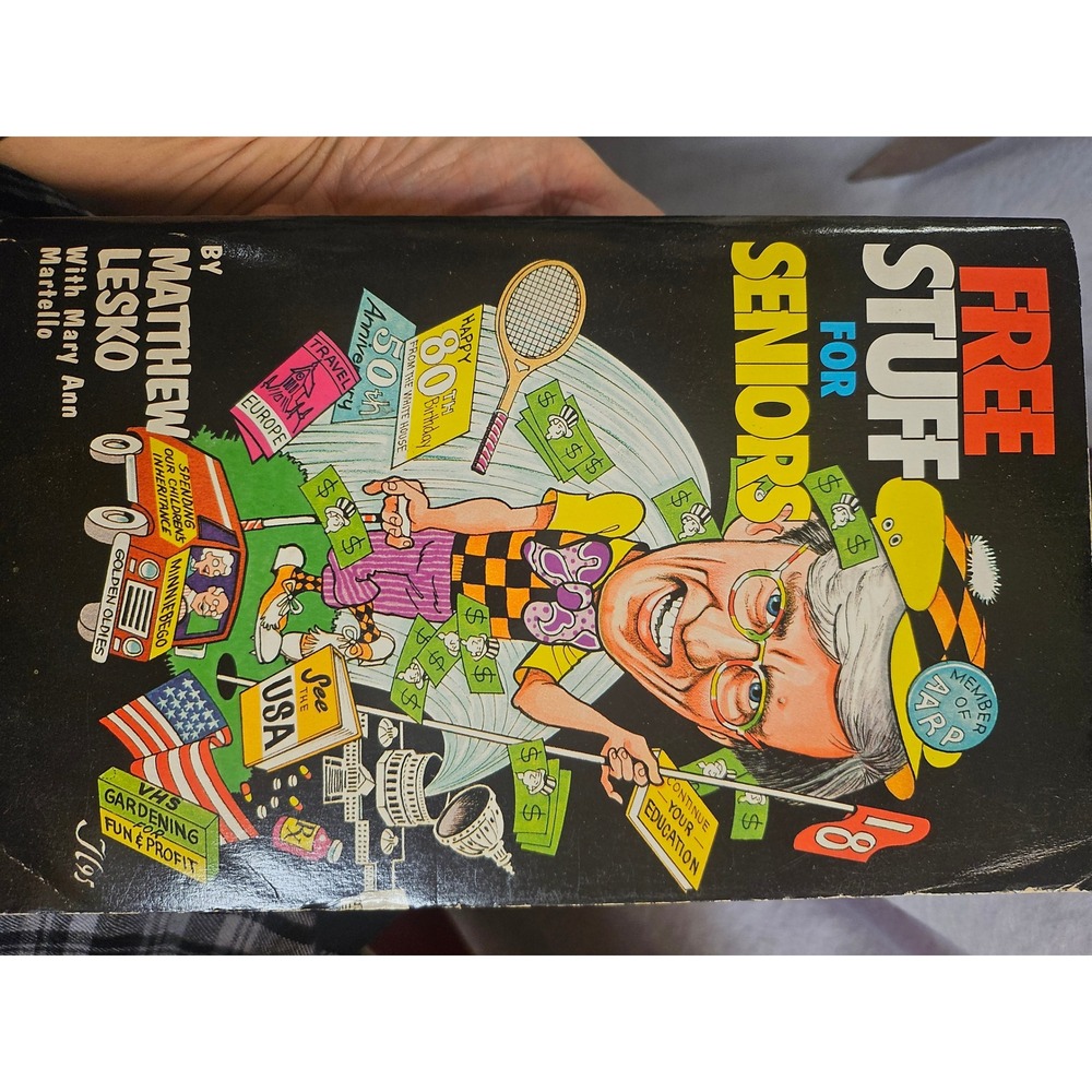 Free Stuff For Seniors Matthew Lesko Mary Ann Martello Paperback Book Vintage